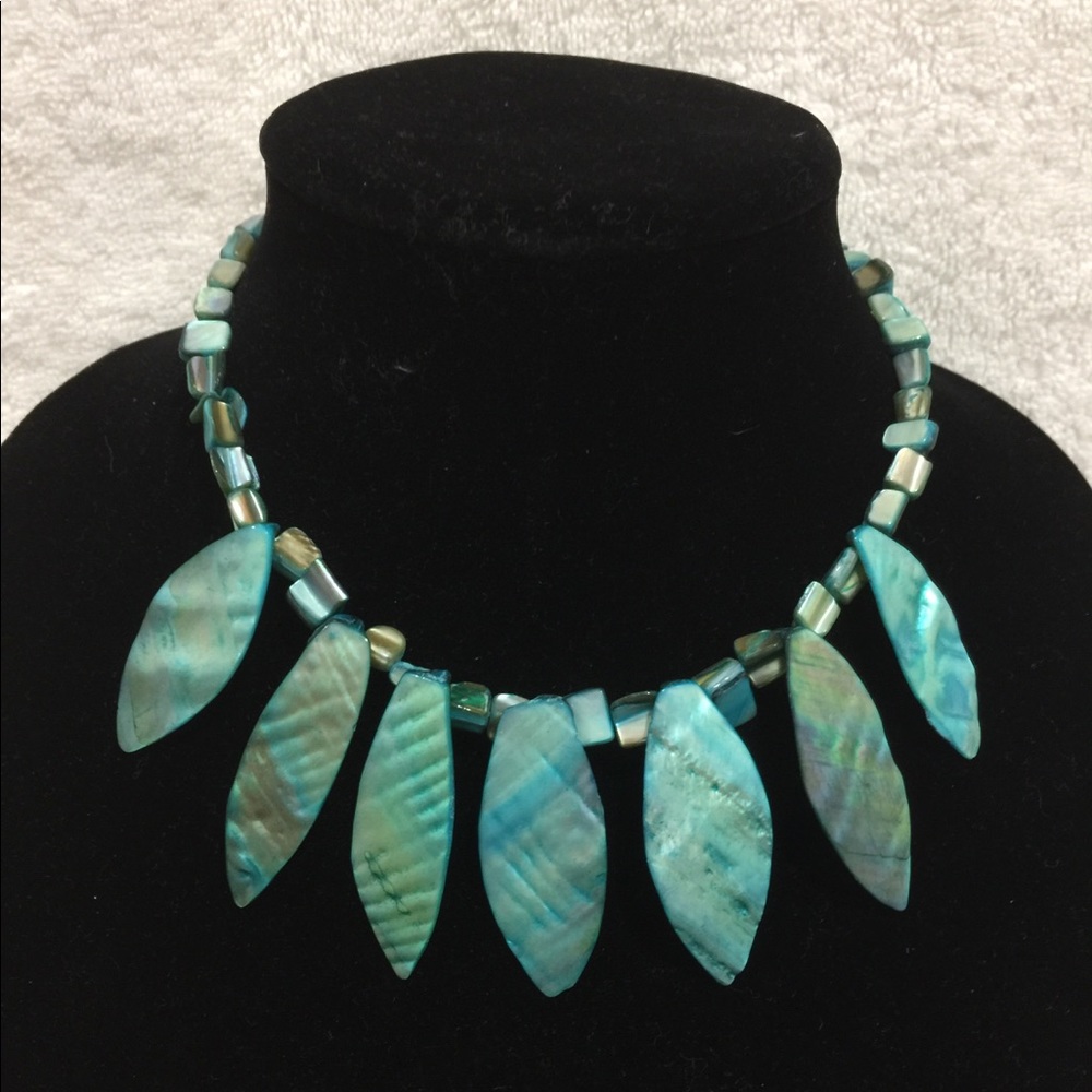 Light Blue Spring Necklace